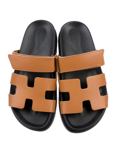 women's hermes slides|hermes sandals with ankle strap.